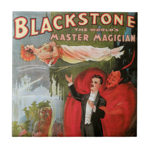 Azulejo Poster Mágico Vintage, Gran Magicie Blackstone
