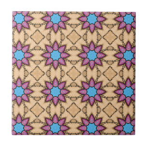 Azulejo Potencia de flor de estrella