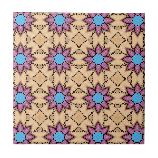 Azulejo Potencia de flor de estrella (Frente)