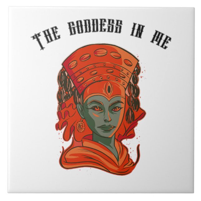 Azulejo Potenciando a la diosa arte Fortaleza espiritual f (Frente)