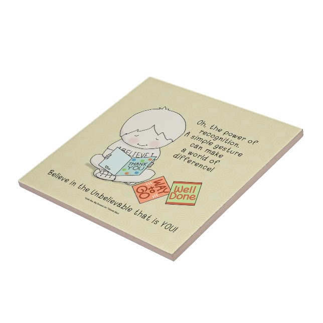 Azulejo Power of Recognition (Lado)