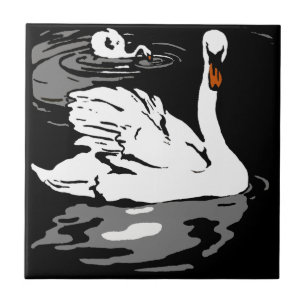 Azulejo Práctico de costa animal del grabar en madera