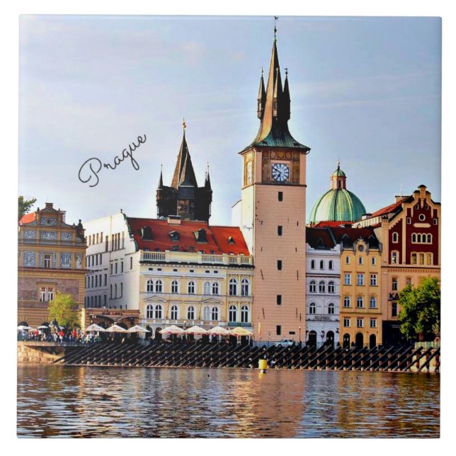 Azulejo Praga, República Checa, (Frente)