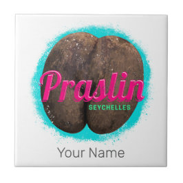 Azulejo Praslin Seychelles, recuerdo de la época del Océan