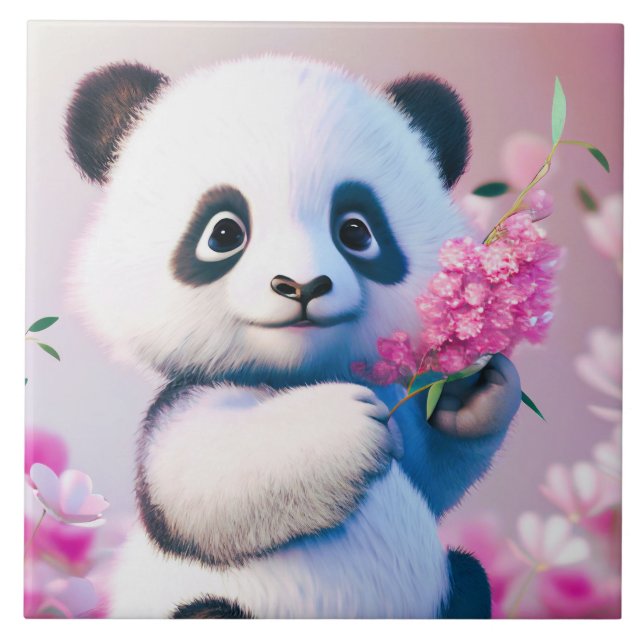 Azulejo Precioso Panda (Frente)