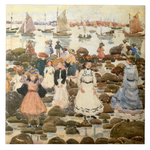 Azulejo Prendergast - marea baja, Beachmont,