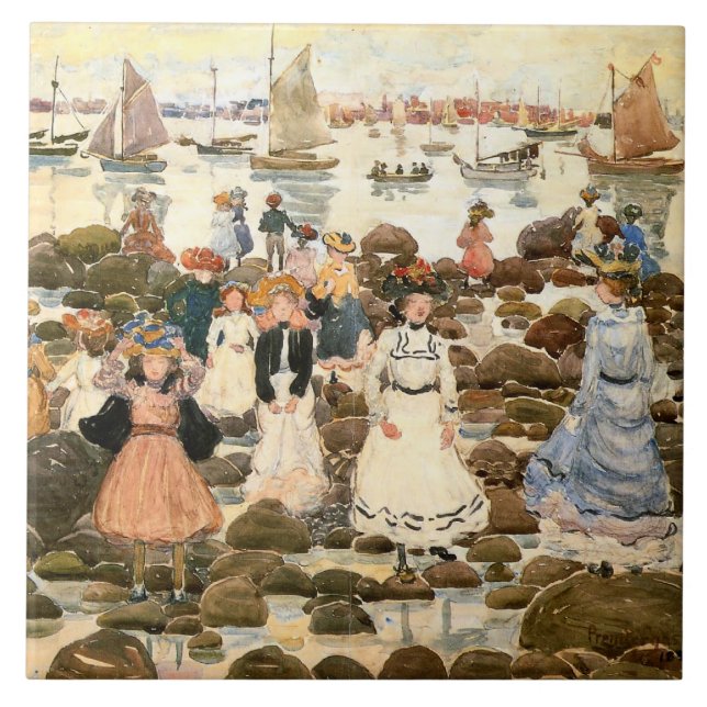 Azulejo Prendergast - marea baja, Beachmont, (Frente)