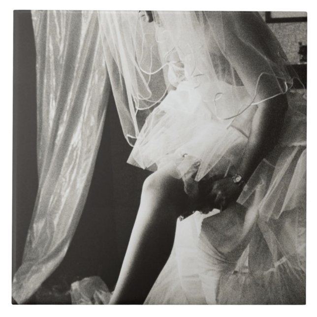 Azulejo <Preparing> por Kim Koza (Frente)