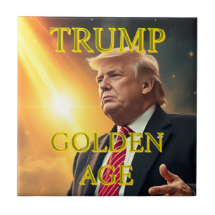 AZULEJO PRESIDENTE DONALD TRUMP EDAD DE ORO