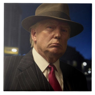 Azulejo Presidente estadounidense Donald Trump Padrino