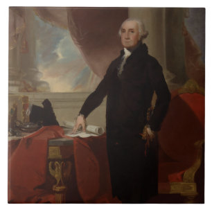 Azulejo Presidente estadounidense George Washington Lansdo