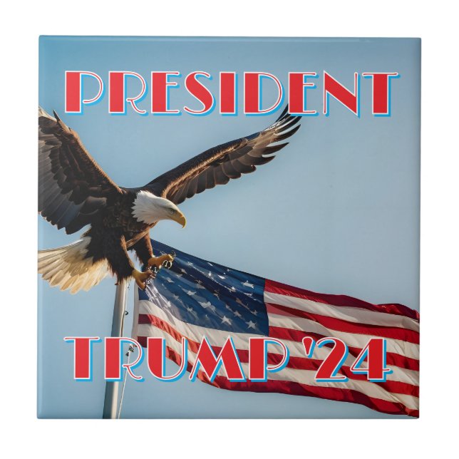 AZULEJO PRESIDENTE TRUMP 2024 (Frente)
