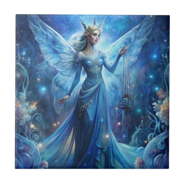 Azulejo Pretty Fairy in Blue  (Frente)
