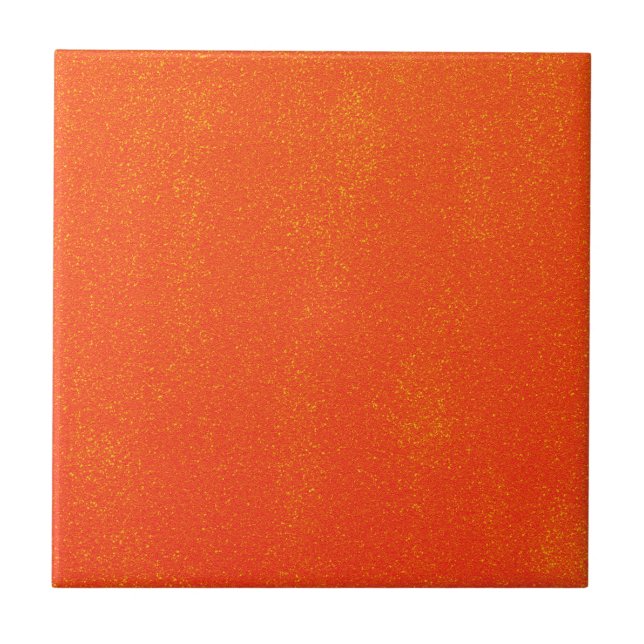 Azulejo Pretty Orange Sparkly Mess (Frente)