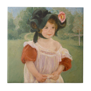 Azulejo Primavera: Margarita que se coloca en un jardín e