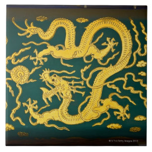 Azulejo Primer de una pintura, torre de Buda