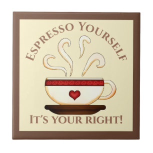 Azulejo Primera enmienda: Espresso tú mismo