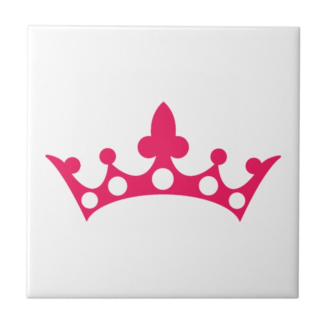Azulejo Princesa Rosa Tiara (Frente)