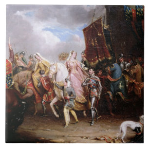 Azulejo Procesión al Roiall Justs Holden en Smithfiel
