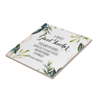 Azulejo Profesor deja guión de regalo para profesor que se