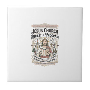 Azulejo Programa de Boletín de la Iglesia de Jesús Boletín