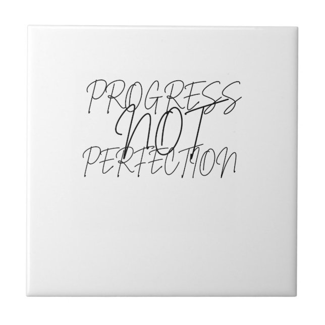 Azulejo Progreso No Perfección (Frente)