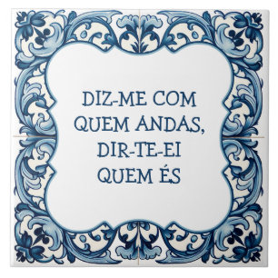 Azulejo Provérbio português