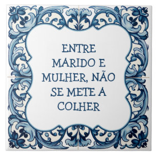 Azulejo Provérbio português