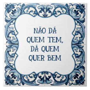 Azulejo Provérbio português