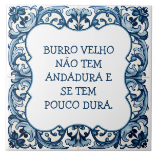 Azulejo Provérbio português