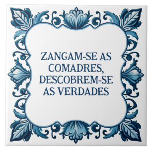 Azulejo Provérbio português