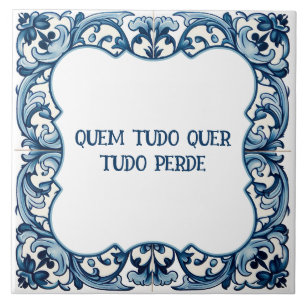 Azulejo Provérbio português