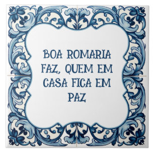 Azulejo Provérbio português
