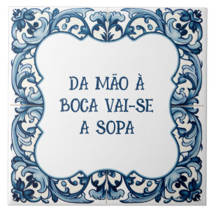 Azulejo Provérbio português