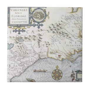 Azulejo Provinciarum 3 del artículo y de Floridae America