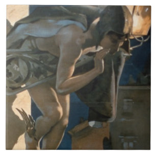 Azulejo Publicidad de poster "Corriere della Sera", prin