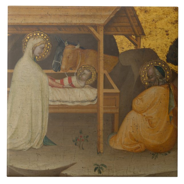Azulejo Puccio di Simone - La Natividad (Frente)