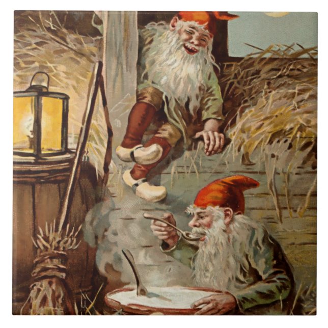 Azulejo "Pudding In the Barn" de Jenny Nystrom (Frente)