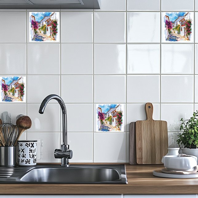 Azulejo Pueblo Español (Subido por el creador)