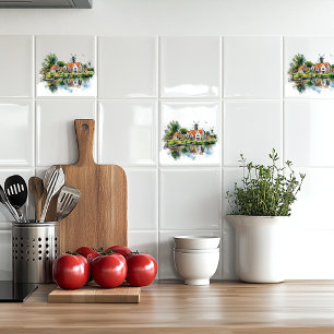 Azulejo Pueblo holandés