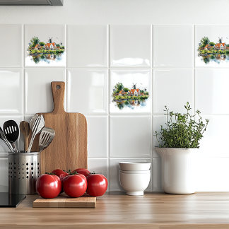 Azulejo Pueblo holandés