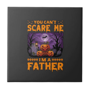 Azulejo Puedes Asustarme Padre Calabazas de Halloween Ceme