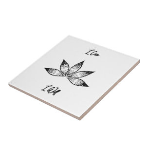 Azulejo Puedo Inspirador Determinación Lotus