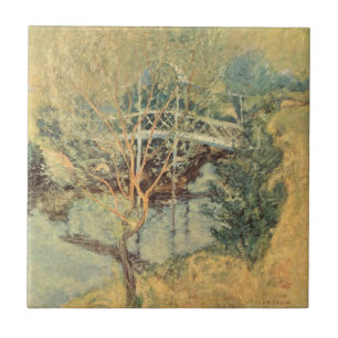 Azulejo Puente Blanco de Twachtman, Impresionismo Antiguo
