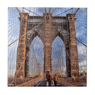 Azulejo Puente de Brooklyn Nueva York EE. UU.