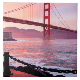Azulejo Puente Golden Gate, fotografía panorámica,