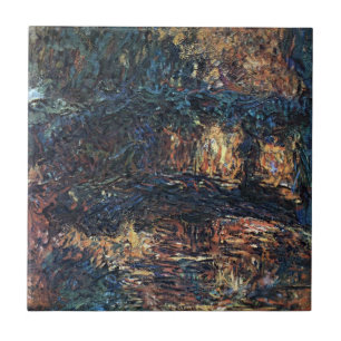 Azulejo Puente Japonés de Claude Monet, Arte Antiguo Fino