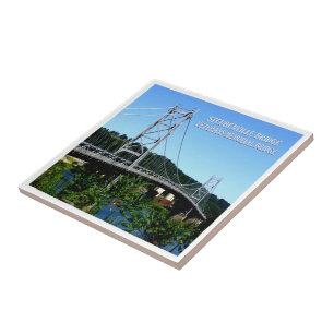 Azulejo PUENTE MEMORIAL DE VETERANOS zUS017, Ohio,