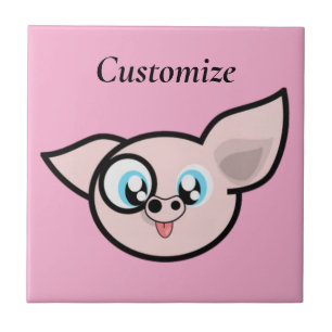 Azulejo Puerco Tonto Sonriendo Thunder_Cove