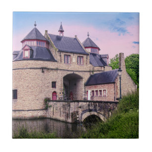 Azulejo Puerta histórica de Brujas